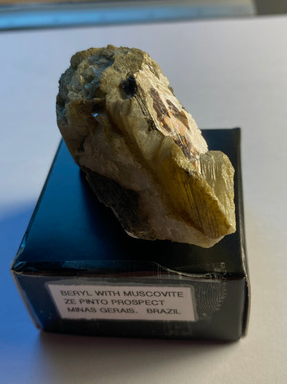 BERYL WITH MUSCOVITE FROM MINAS GERAIS, BRAZIL. 48g MF1354