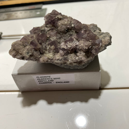 FLUORITE - ****RESERVED FOR CLIENT***FLORENCE MINE, COPELAND, CUMBRIA, ENGLAND. 134g. MF4198