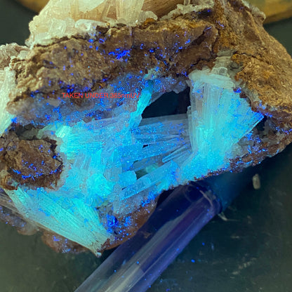 HEMIMORPHITE FROM SANTA EULALIA MINING DISTRICT, MEXICO 108g MF2007