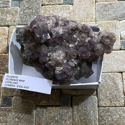 FLUORITE - ****RESERVED FOR CLIENT***FLORENCE MINE, COPELAND, CUMBRIA, ENGLAND. 134g. MF4198