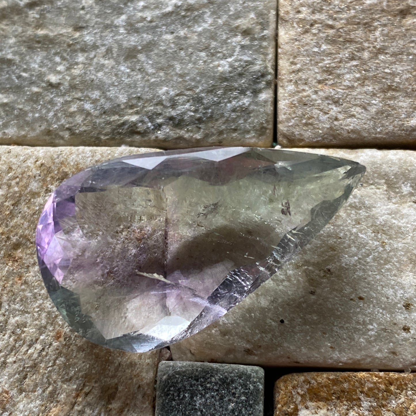 FLUORITE NATURAL MINED LARGE RARE GEMSTONE FROM DE'AN MINE, CHINA 36.70Ct MFG5354