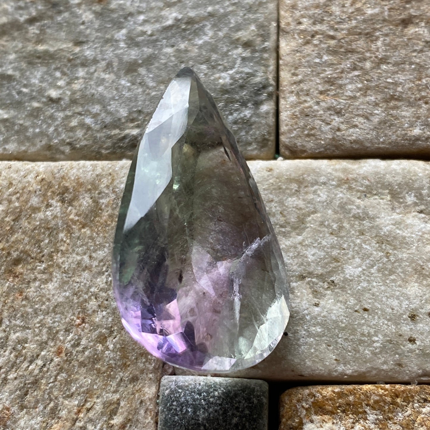 FLUORITE NATURAL MINED LARGE RARE GEMSTONE FROM DE'AN MINE, CHINA 36.70Ct MFG5354