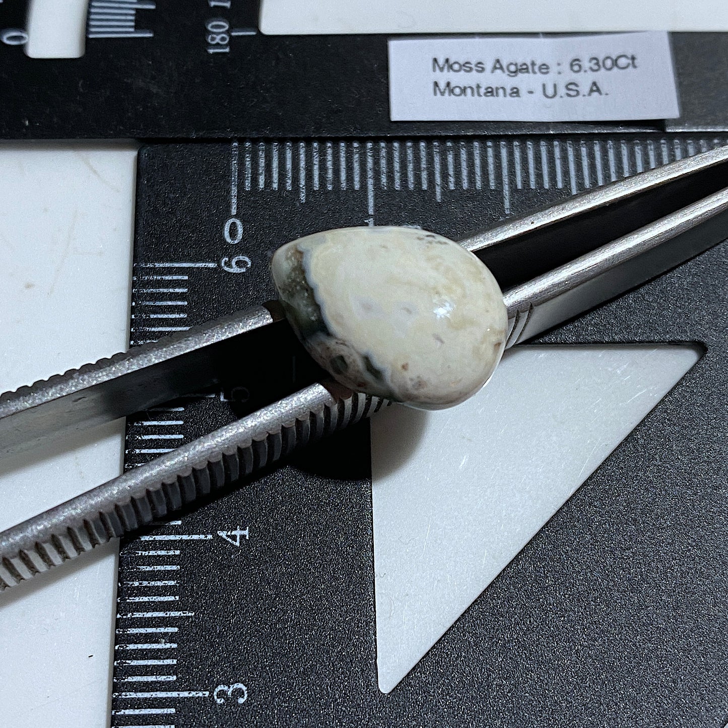 MOSS AGATE NATURAL GEMSTONE - MONTANA U.S.A. 6.30Ct MFG5479