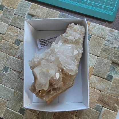 QUARTZ CRSTAL ASSEMBLAGE FROM MOUNT IDA, ARKANSAS, U.S.A. 353g MF2013