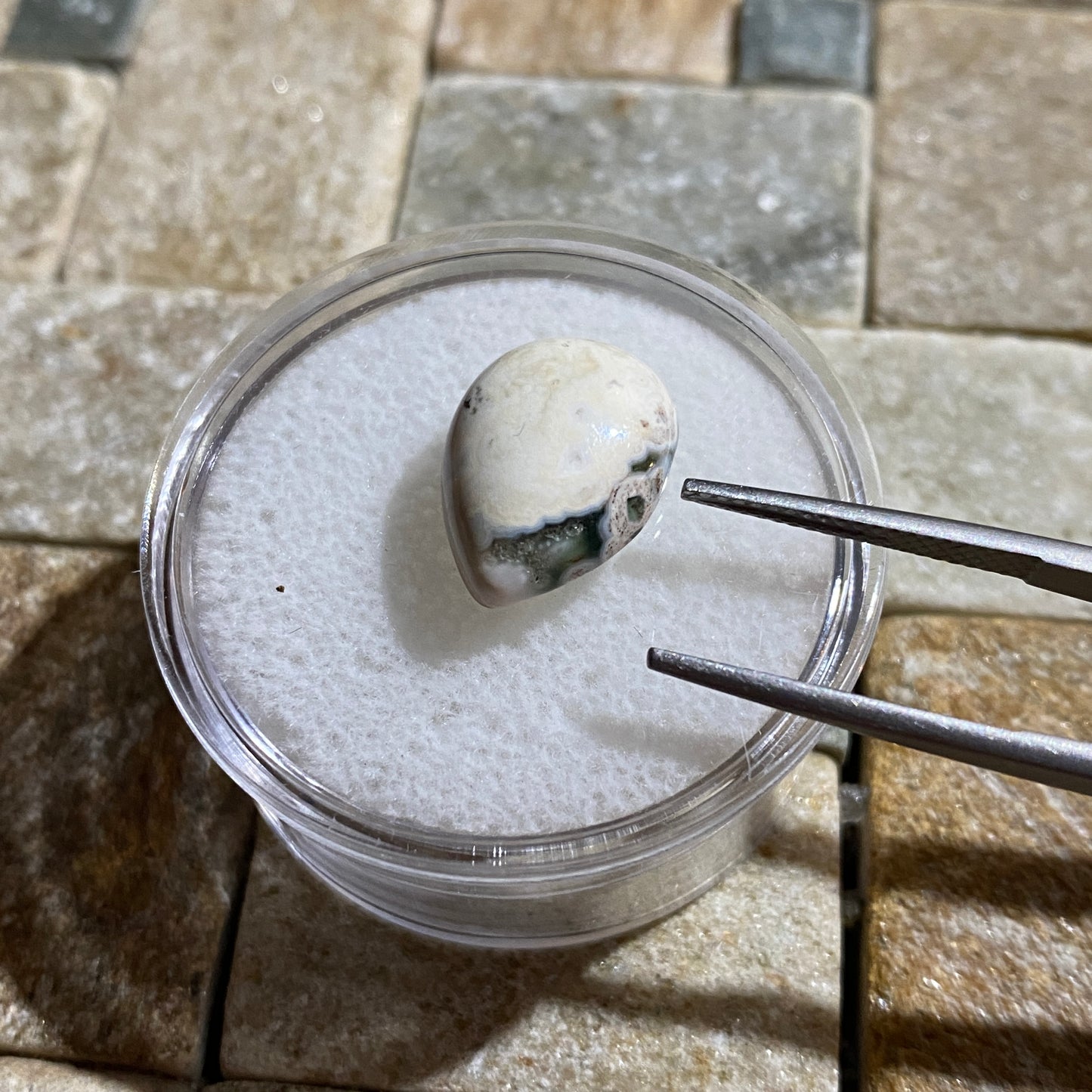 MOSS AGATE NATURAL GEMSTONE - MONTANA U.S.A. 6.30Ct MFG5479