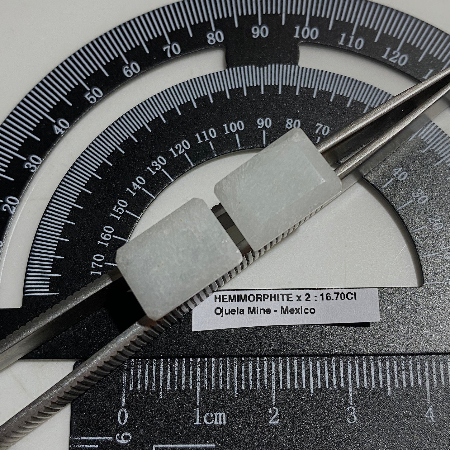 HEMIMORPHITE GEMSTONES x PAIR : OJUELA MINE, MAPIMI, MEXICO 16.70Ct MFG5481