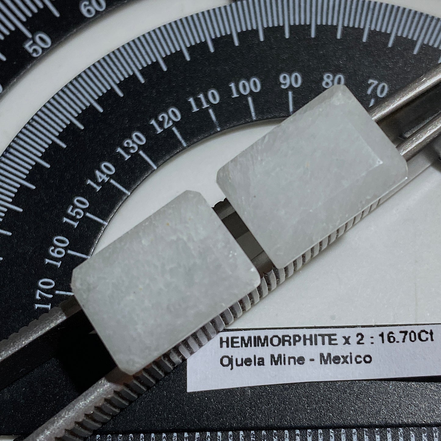 HEMIMORPHITE GEMSTONES x PAIR : OJUELA MINE, MAPIMI, MEXICO 16.70Ct MFG5481