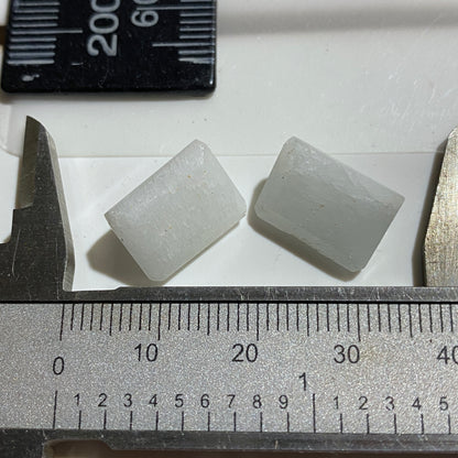 HEMIMORPHITE GEMSTONES x PAIR : OJUELA MINE, MAPIMI, MEXICO 16.70Ct MFG5481