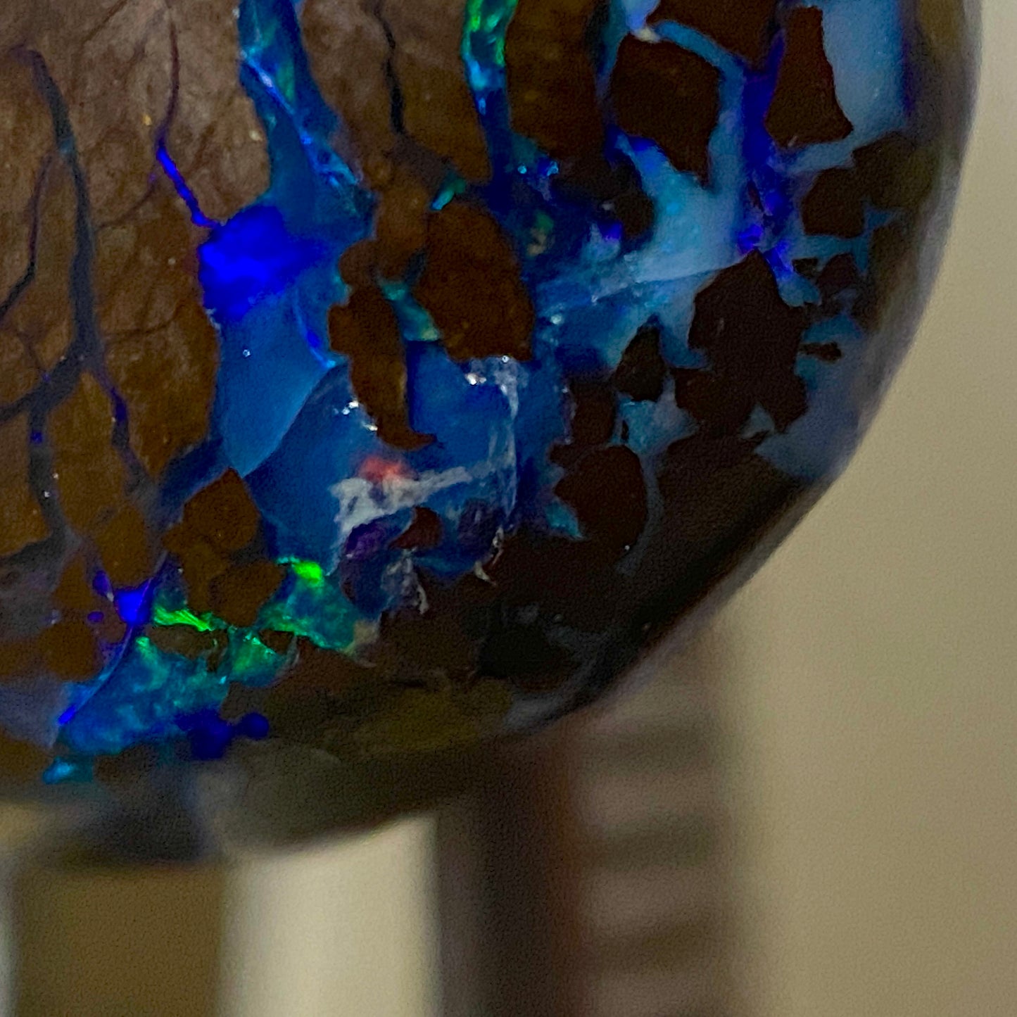 BOULDER OPAL NATURAL GEMSTONE : YOWAH OPAL FIELD, AUSTRALIA. 19.49Ct MFG5482