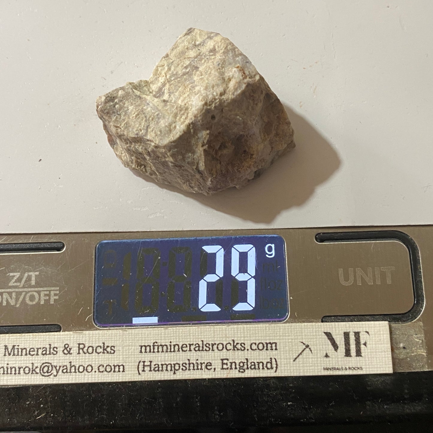 URANINITE [ETC] IN CALCITE : CARDIF URANIUM MINE, ONTARIO, CANADA 29g MF5207