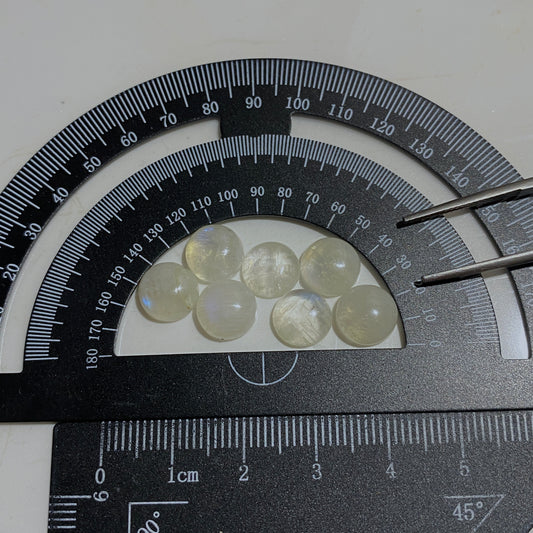 MOONSTONE [ ORTHOCLASE]  GEMSTONES x 7 : SONORA, MEXICO. 16.30Ct MFG5483