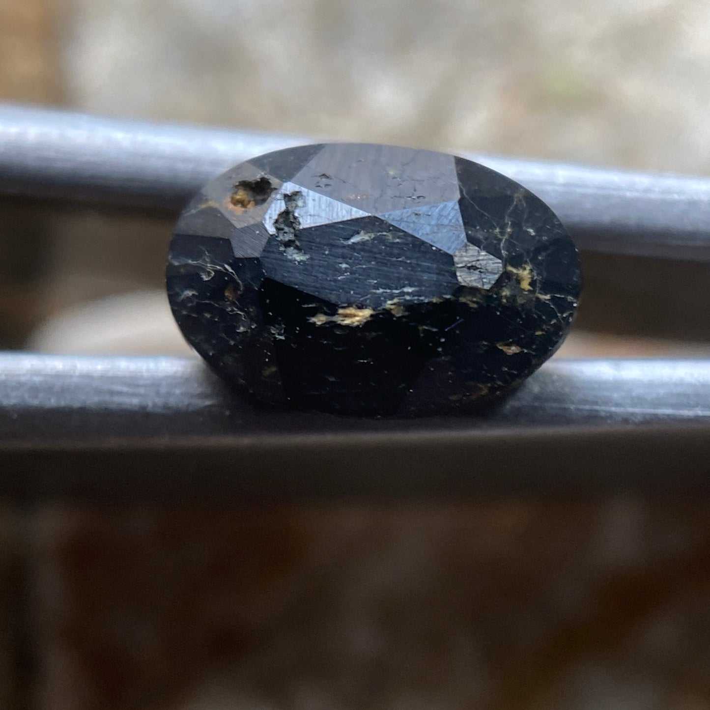 THORITE "GEMSTONE" : MILDLY RADIOACTIVE - MOGOK, PWIN-Oo-LWIN, MANDALAY, MYANMAR 1.40Ct MF5209