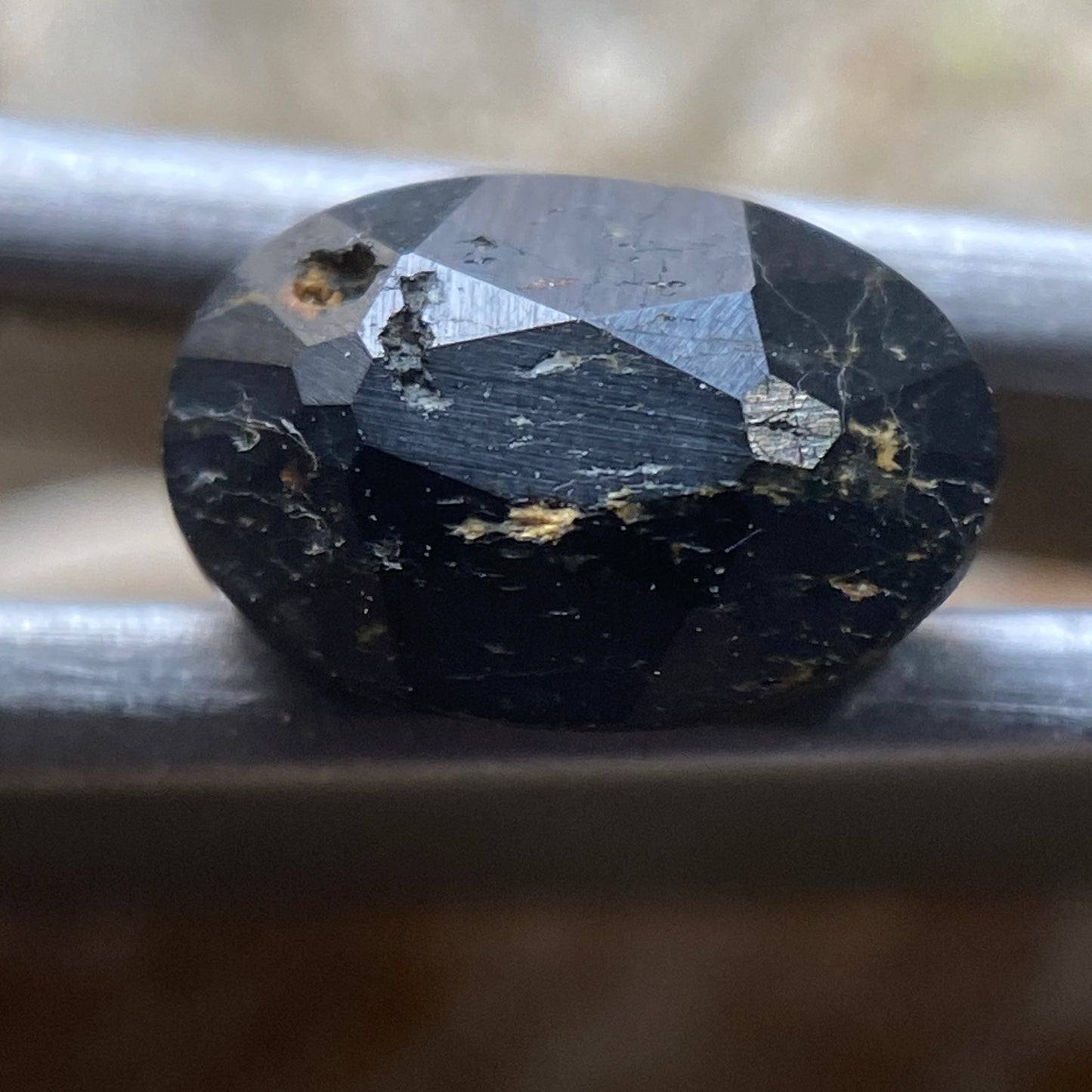 THORITE "GEMSTONE" : MILDLY RADIOACTIVE - MOGOK, PWIN-Oo-LWIN, MANDALAY, MYANMAR 1.40Ct MF5209