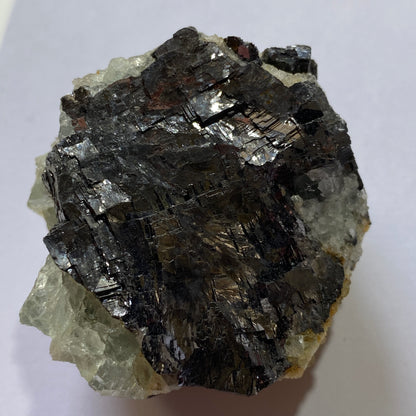 GALENA WITH FLUORITE - BOLTSBURN MINE, CO DURHAM, ENGAND. 167g. MF4207