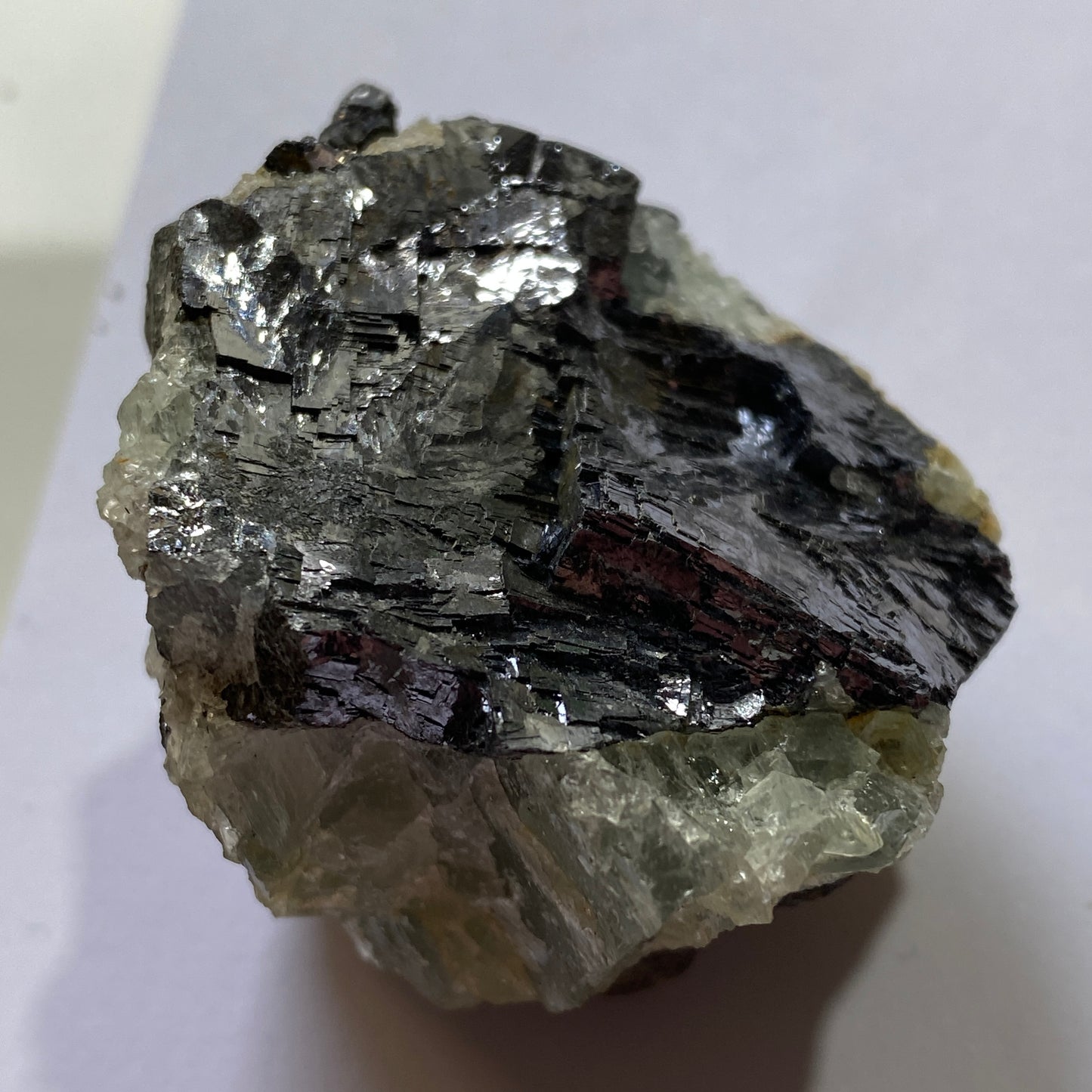 GALENA WITH FLUORITE - BOLTSBURN MINE, CO DURHAM, ENGAND. 167g. MF4207