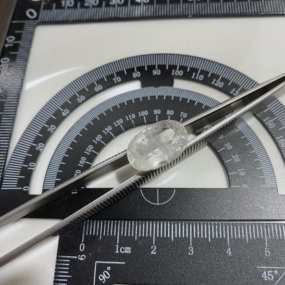 GOSHENITE BERYL NATURAL GEMSTONE : ERONGO MOUNTAINS, NAMIBIA 10.65Ct MFG5486