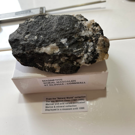 RARE MAGNETITE FROM WHEAL MAGDALEN, PONSANOOTH, ST GLUVIAS, CORNWALL 121g MF5212