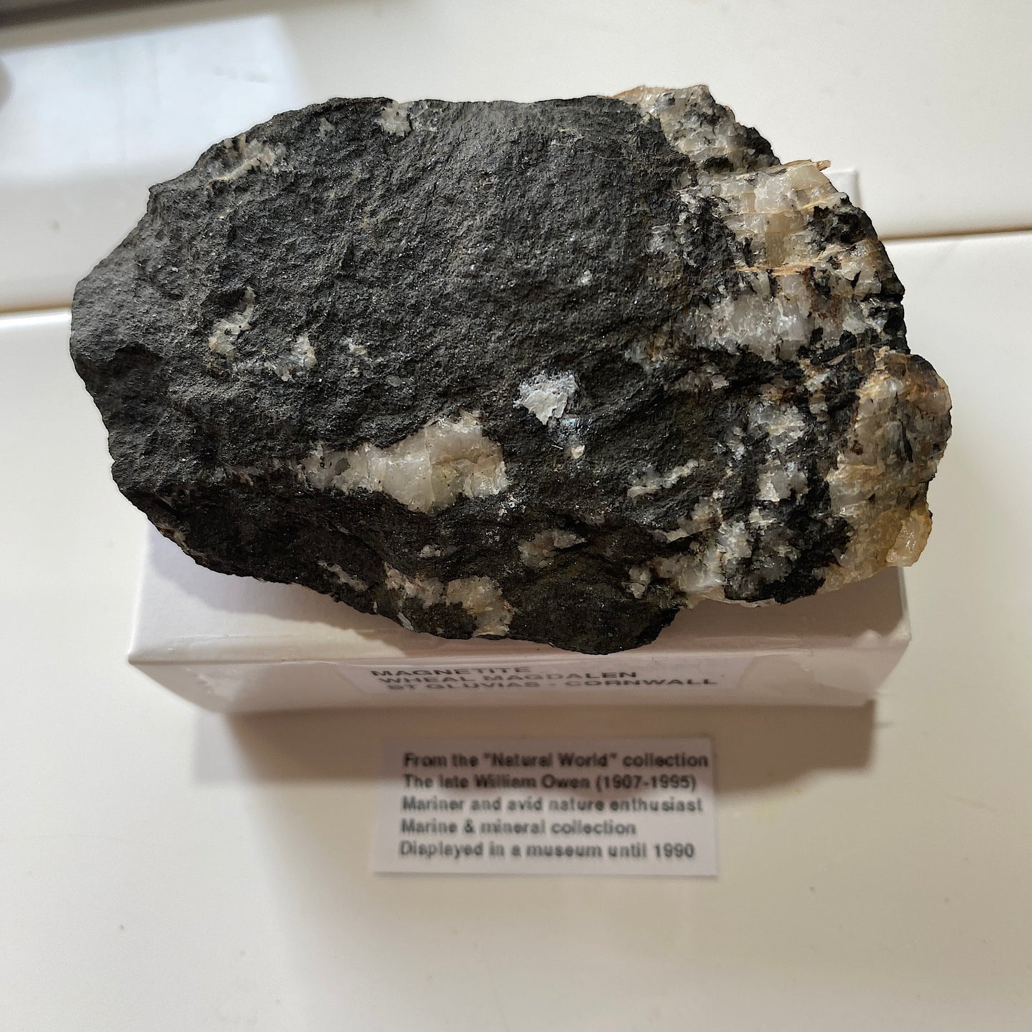 RARE MAGNETITE FROM WHEAL MAGDALEN, PONSANOOTH, ST GLUVIAS, CORNWALL 121g MF5212