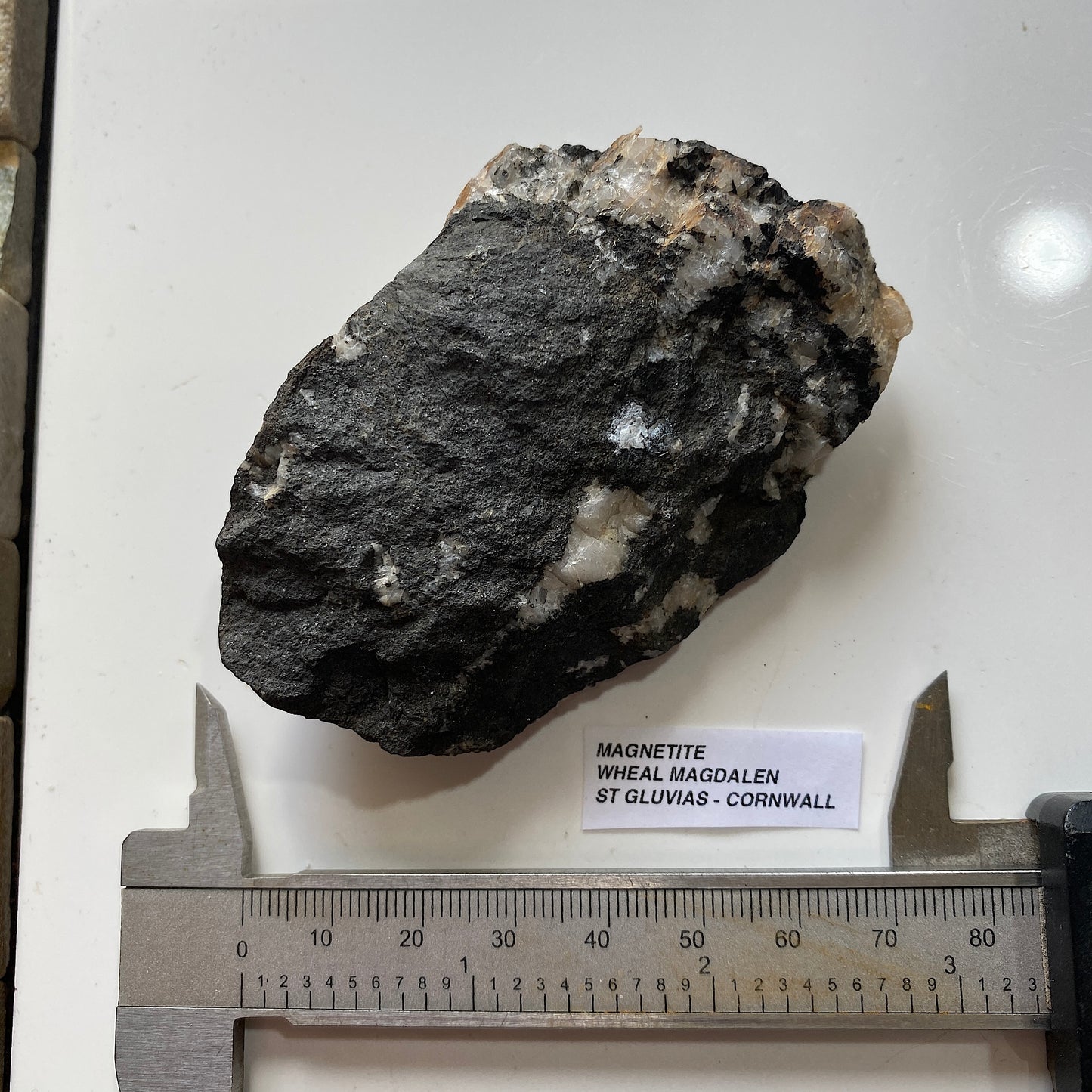 RARE MAGNETITE FROM WHEAL MAGDALEN, PONSANOOTH, ST GLUVIAS, CORNWALL 121g MF5212