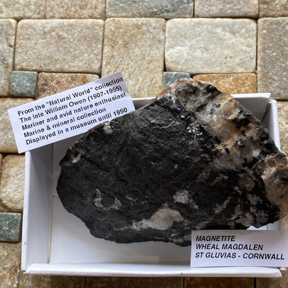 RARE MAGNETITE FROM WHEAL MAGDALEN, PONSANOOTH, ST GLUVIAS, CORNWALL 121g MF5212