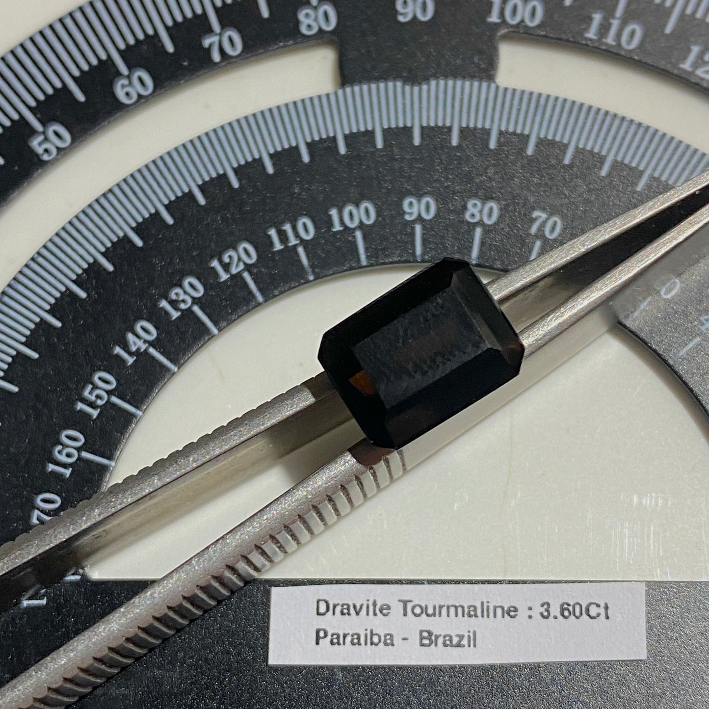 DRAVITE TOURMALINE NATURAL GEMSTONE : PARAIBA, BRAZIL 3.60Ct MFG5490