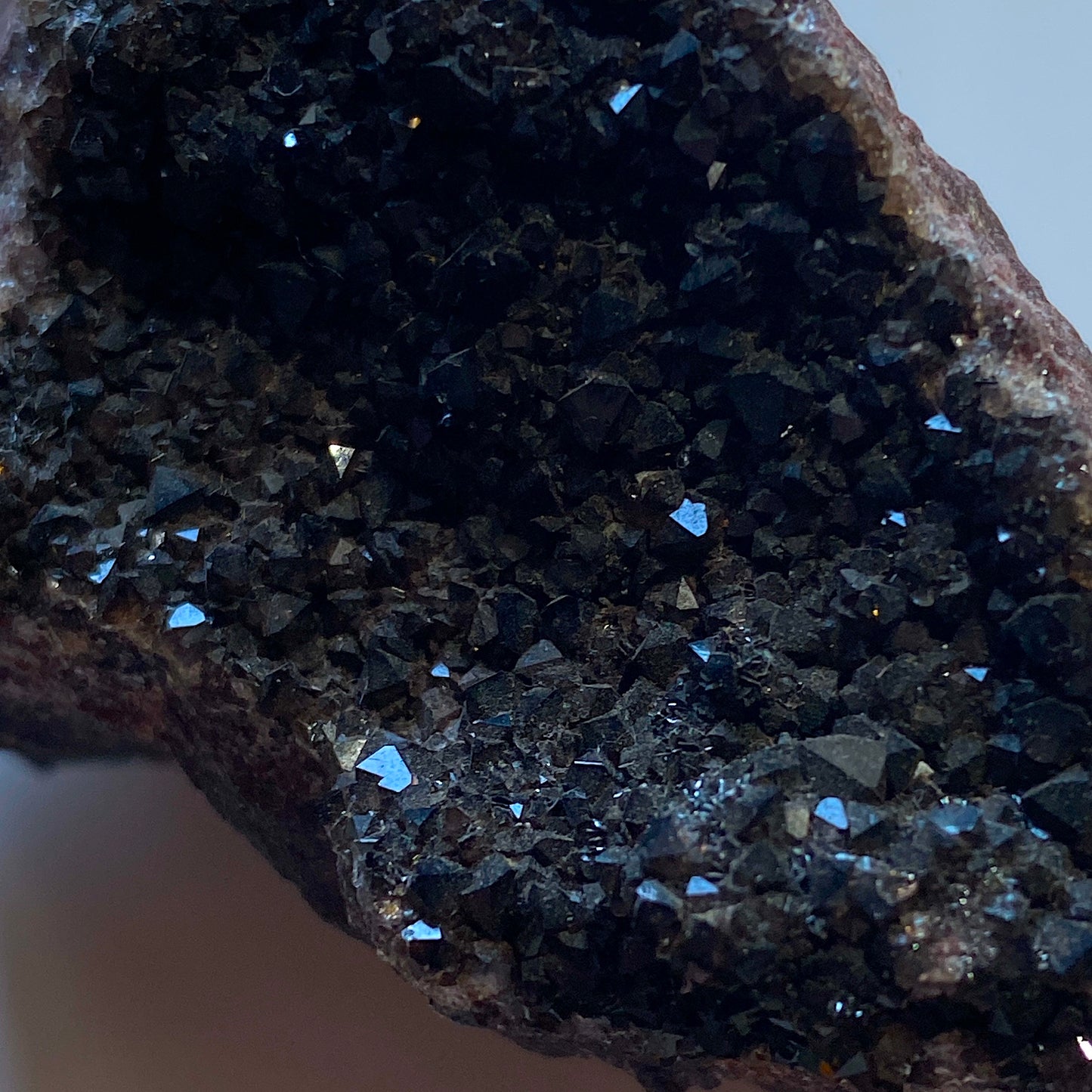 SPECULAR HEMATITE [SPECULARITE] : FLORENCE MINE, EGREMONT, CUMBRIA 185g MF5215