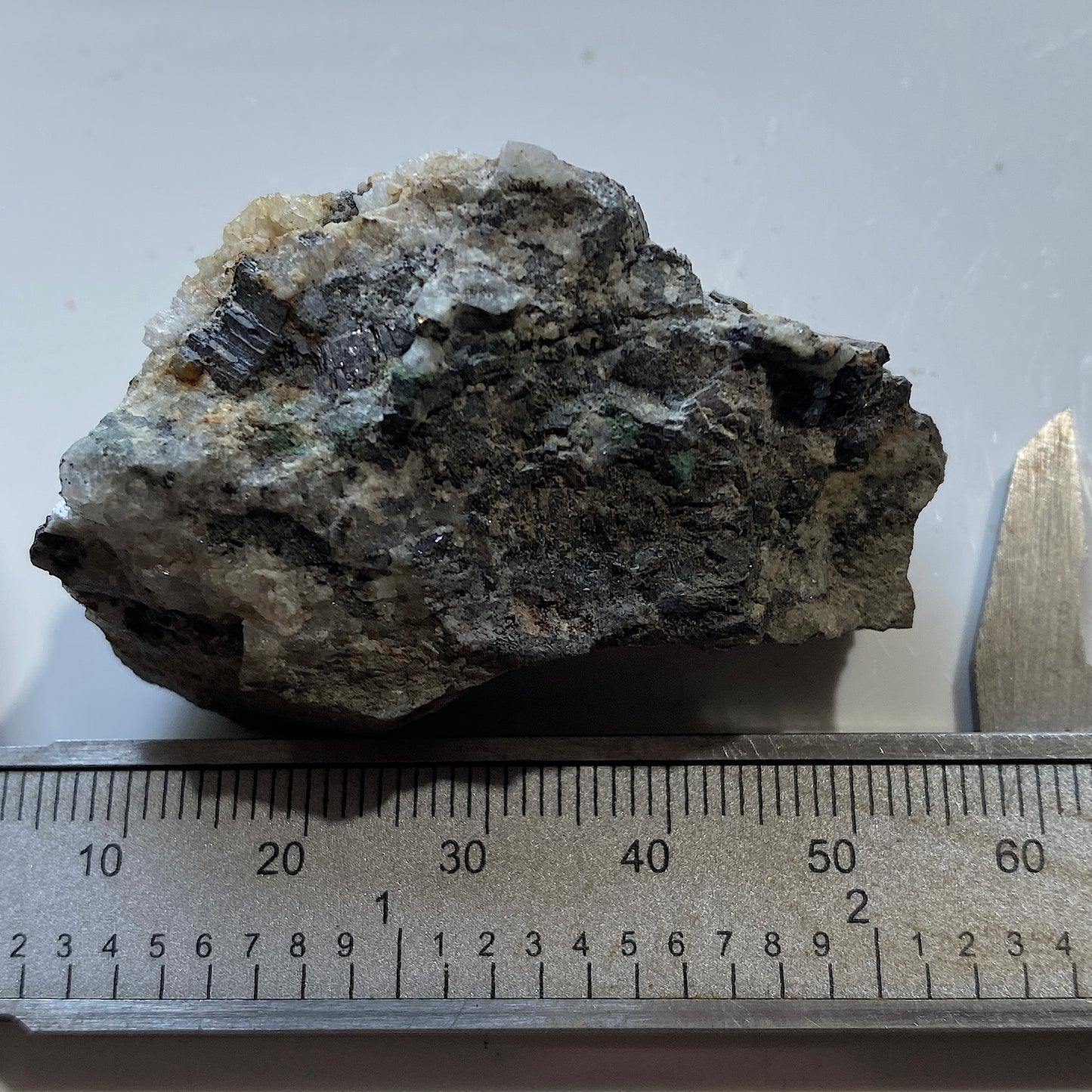 GALENA/MALACHITE [ETC] : NEW GLENCRIEFF MINE, DUMFRIES & GALLOWAY, SCOTLAND 61g MF5215