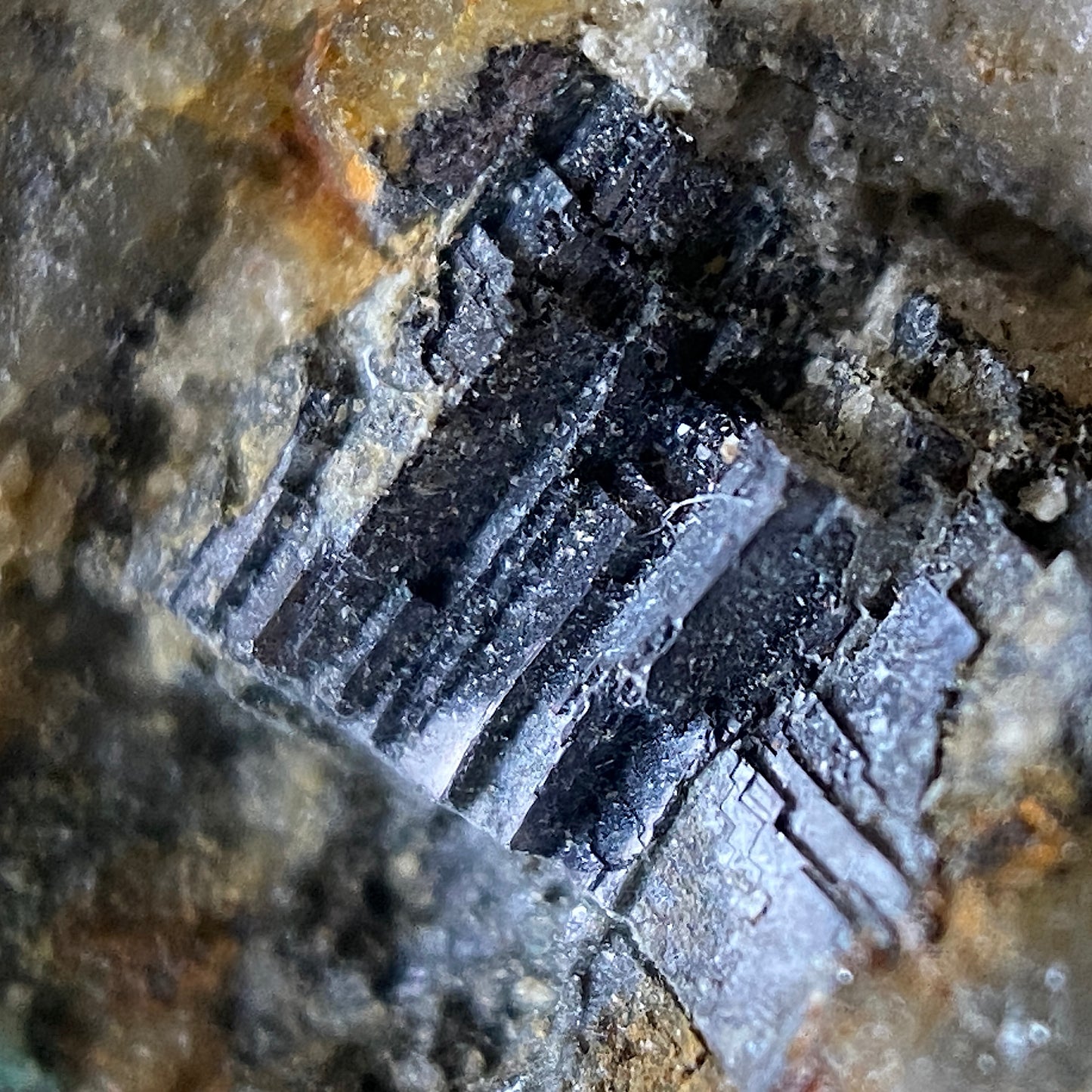 GALENA/MALACHITE [ETC] : NEW GLENCRIEFF MINE, DUMFRIES & GALLOWAY, SCOTLAND 61g MF5215