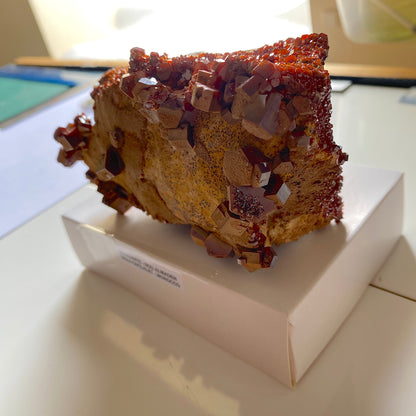 QUITE STUNNING VANADINITE SPECIMEN - BOU ALMADEN, MOROCCO LARGE 796g MF4435