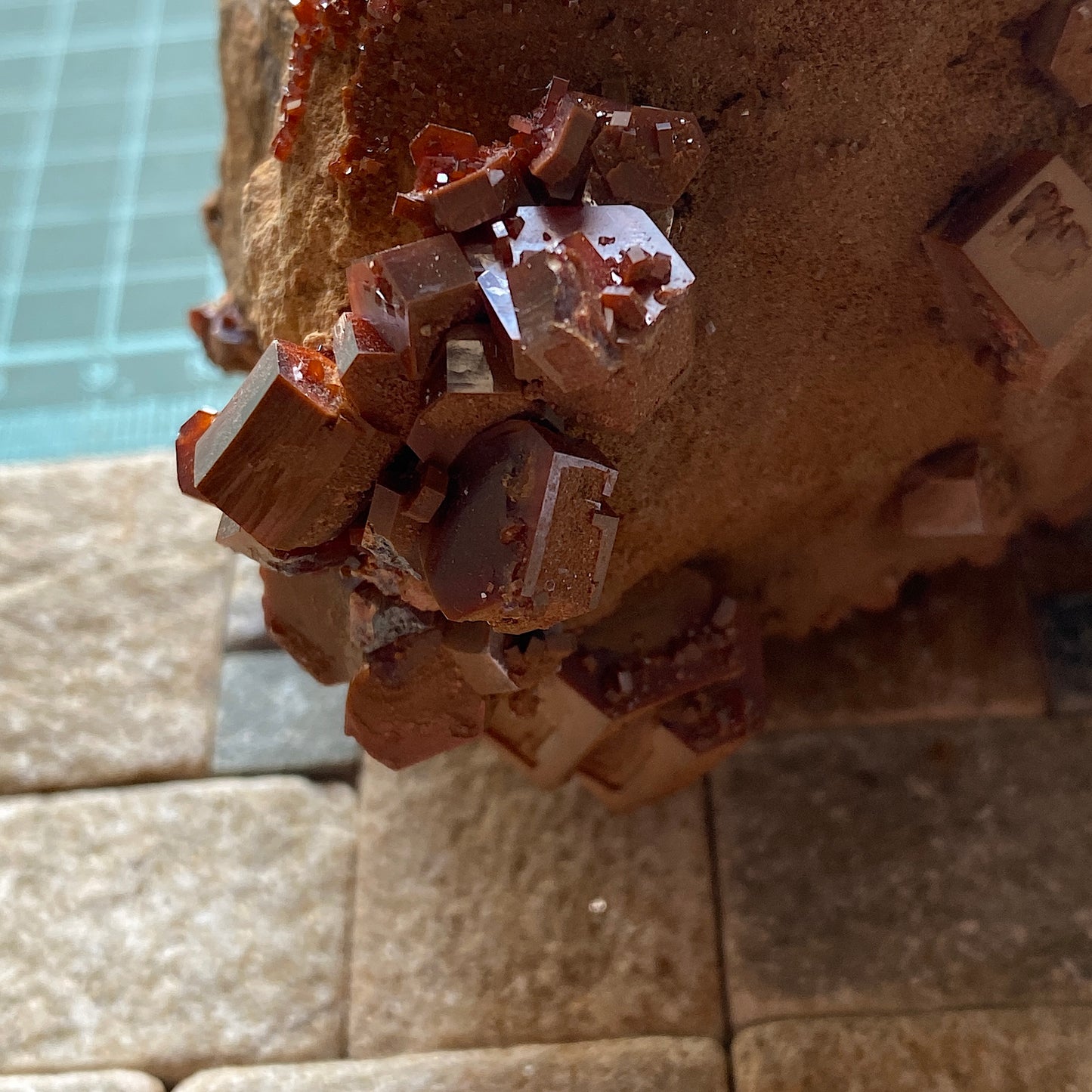 QUITE STUNNING VANADINITE SPECIMEN - BOU ALMADEN, MOROCCO LARGE 796g MF4435