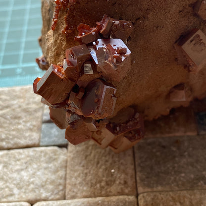 QUITE STUNNING VANADINITE SPECIMEN - BOU ALMADEN, MOROCCO LARGE 796g MF4435