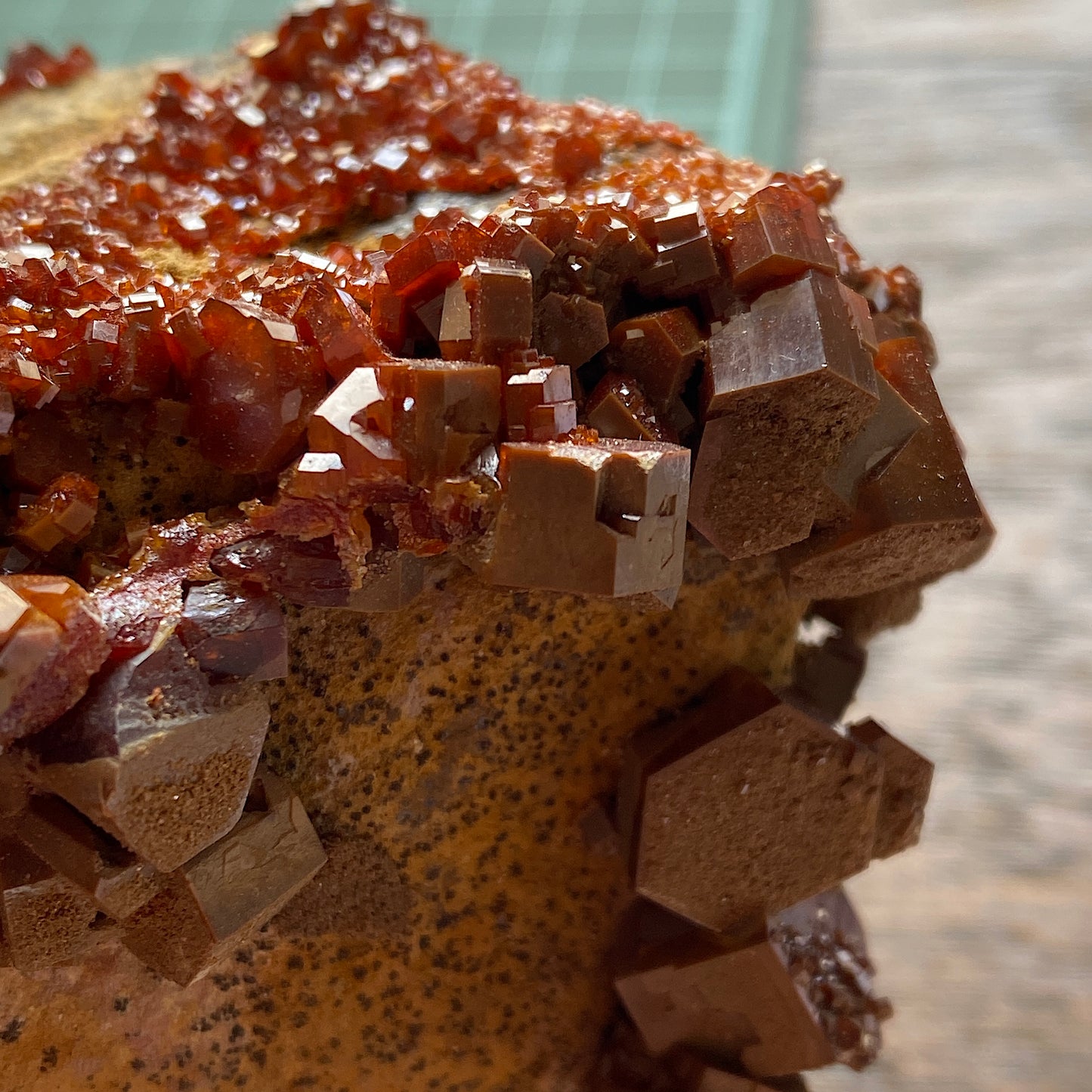 QUITE STUNNING VANADINITE SPECIMEN - BOU ALMADEN, MOROCCO LARGE 796g MF4435