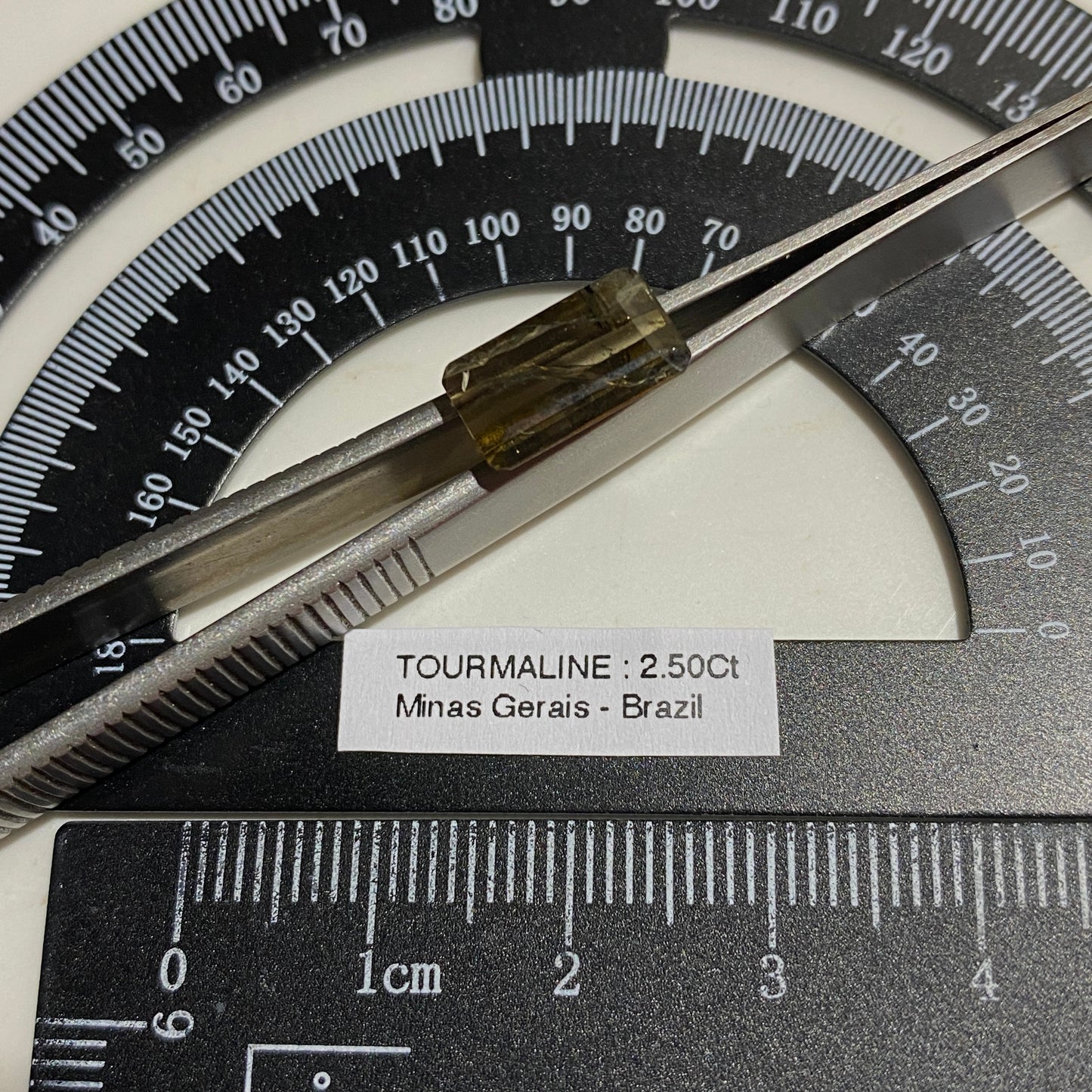 TOURMALINE NATURAL GEMSTONE : MINA DO PRESIDENTE, MINAS GERAIS, BRAZIL 2.50Ct MFG5493