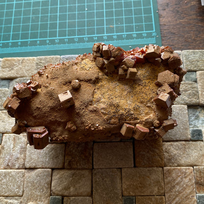 QUITE STUNNING VANADINITE SPECIMEN - BOU ALMADEN, MOROCCO LARGE 796g MF4435