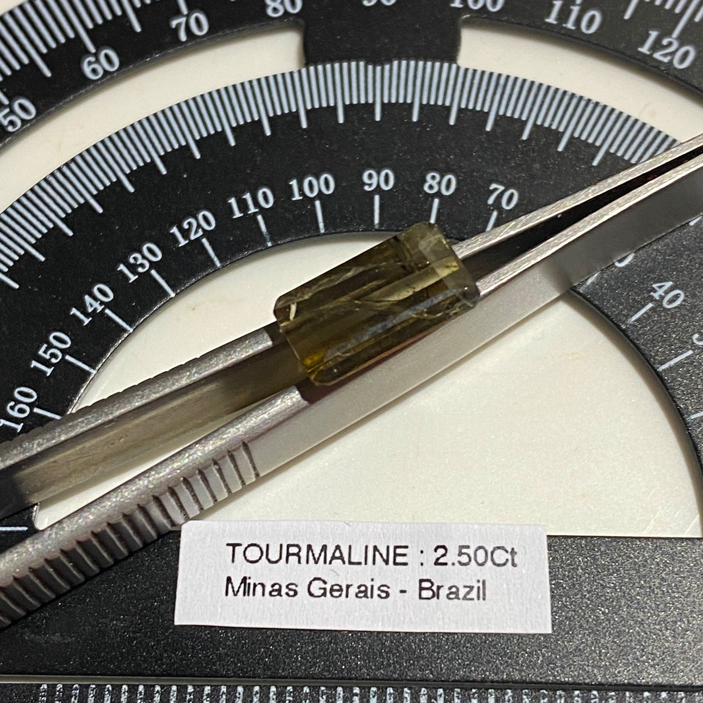 TOURMALINE NATURAL GEMSTONE : MINA DO PRESIDENTE, MINAS GERAIS, BRAZIL 2.50Ct MFG5493