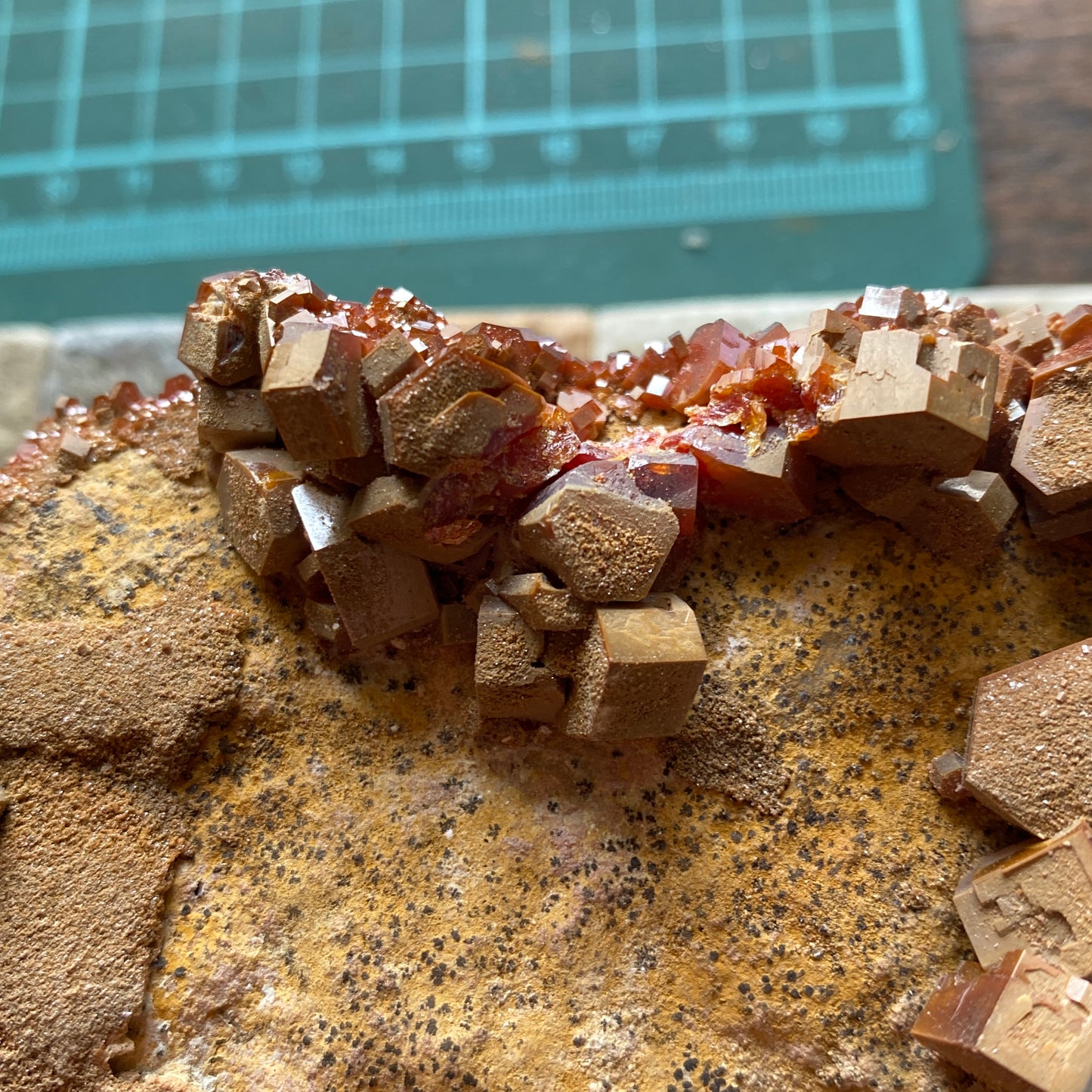 QUITE STUNNING VANADINITE SPECIMEN - BOU ALMADEN, MOROCCO LARGE 796g MF4435