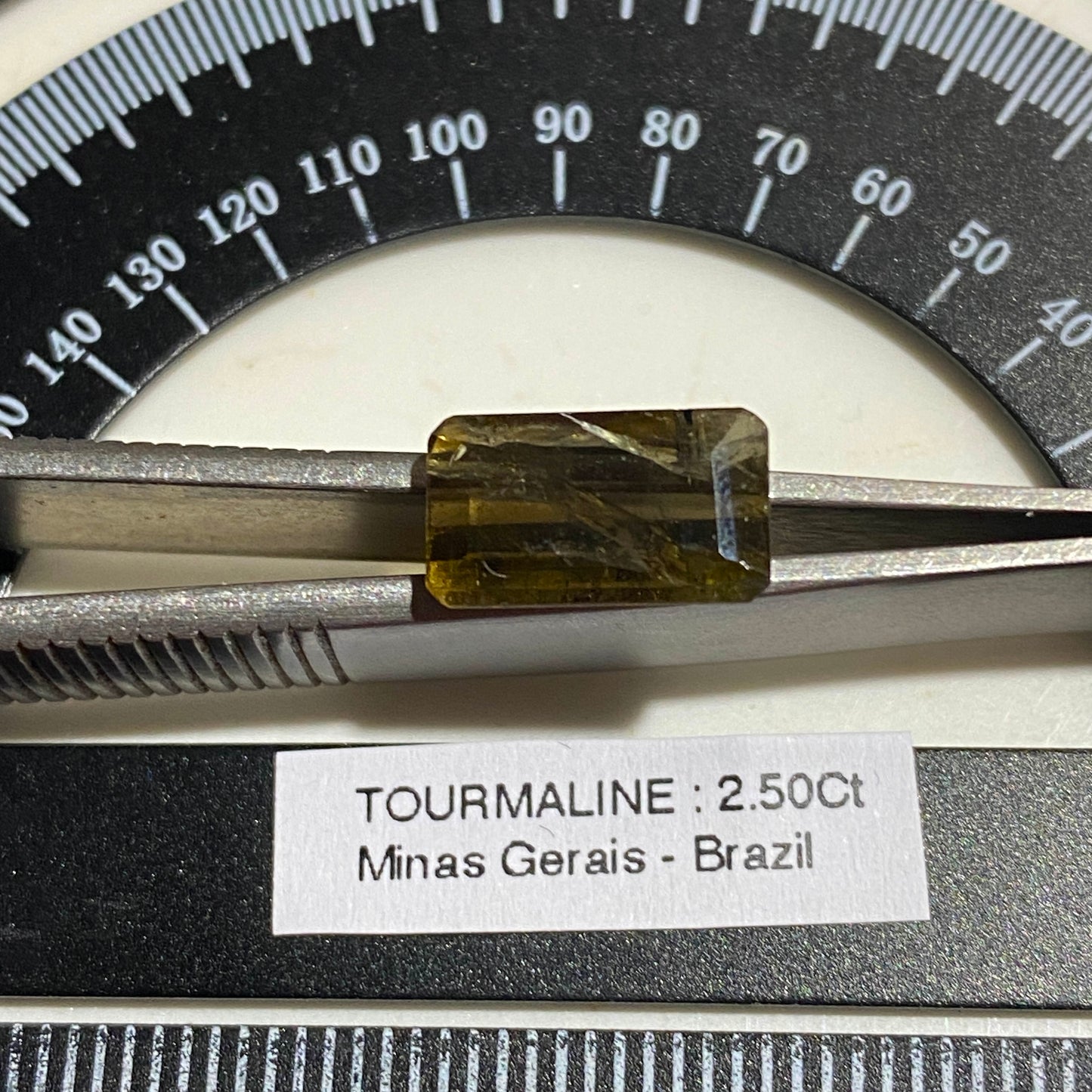 TOURMALINE NATURAL GEMSTONE : MINA DO PRESIDENTE, MINAS GERAIS, BRAZIL 2.50Ct MFG5493