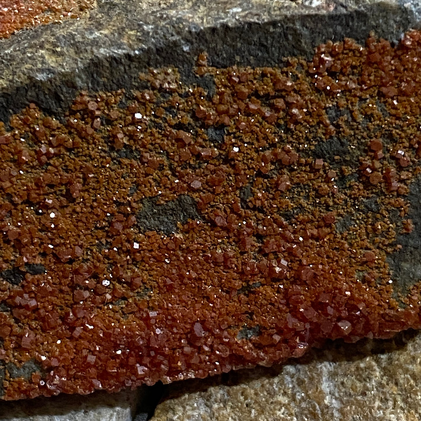 VANADINITE - RED CLOUD MINE, SILVER M.D., LA PAZ COUNTY, ARIZONA, U.S.A. 45g MF4213