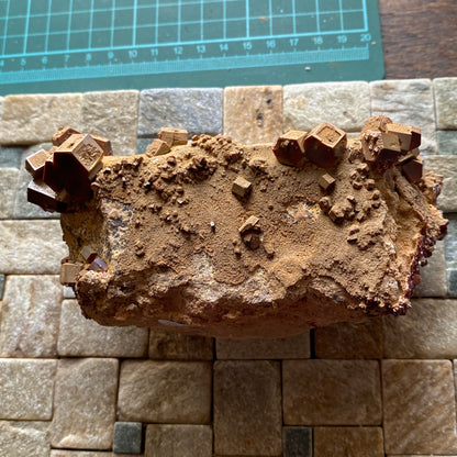 QUITE STUNNING VANADINITE SPECIMEN - BOU ALMADEN, MOROCCO LARGE 796g MF4435