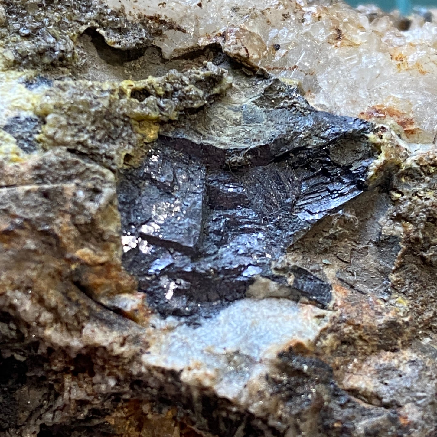 GALENA LEAD ORE ETC : PICHER MINING FIELD, TRI-STATE, U.S.A. 482g MF5216