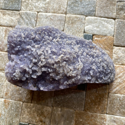 DRUZY AMETHYST QUARTZ LOVELY SPECIMEN DFROM JALGAON, INDIA 402g MF4436