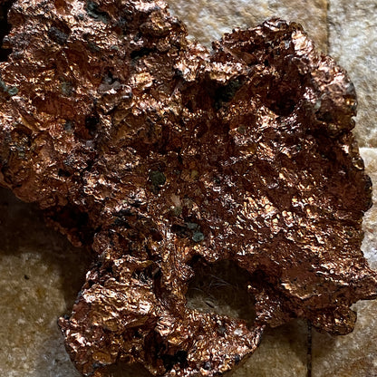 NATIVE COPPER ORE : KEWEEHAW PENINSULA, MICHIGAN, U.S.A. 46g MF5218