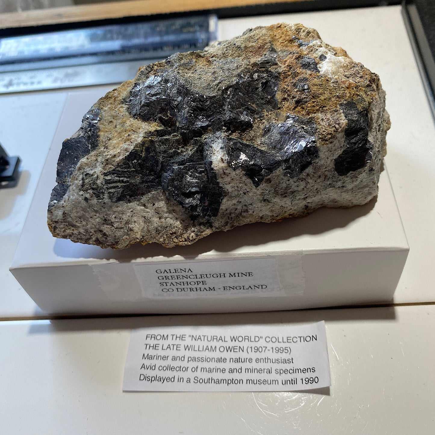 GALENA : GREENCLEUGH MINE, ROOKHOPE, STANHOPE, CO DURHAM, ENGLAND 486g MF5222