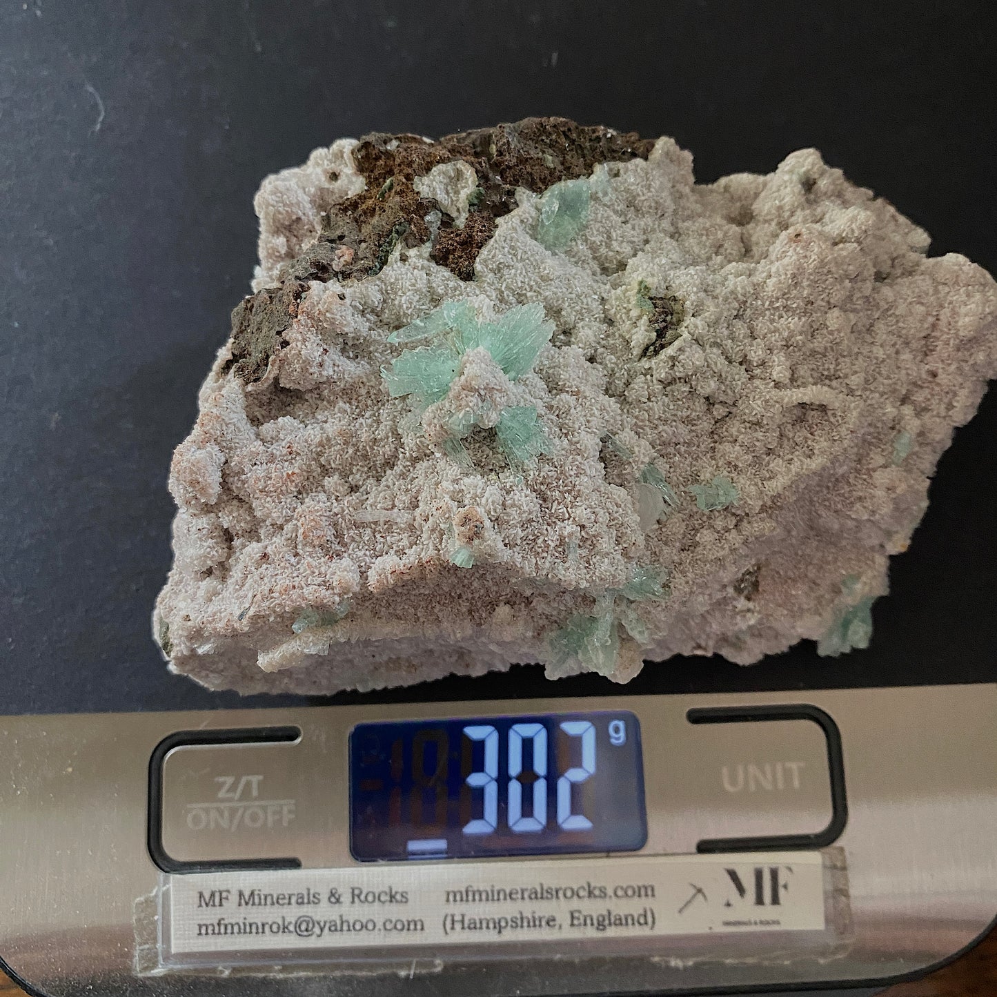 FLUORAPOPHYLLITE(K) ON STILBITE - JALGAON, NASHIK, INDIA 302g MF4439