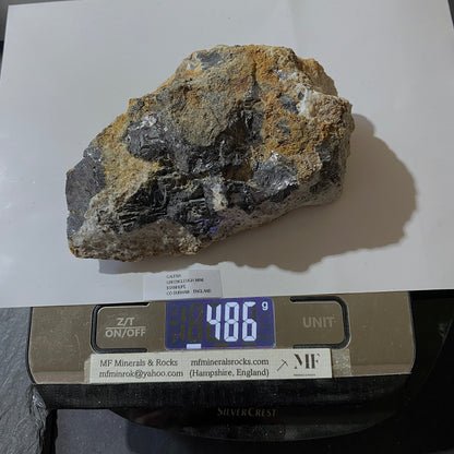 GALENA : GREENCLEUGH MINE, ROOKHOPE, STANHOPE, CO DURHAM, ENGLAND 486g MF5222