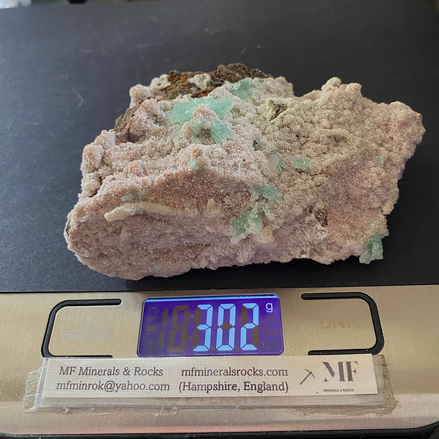 FLUORAPOPHYLLITE(K) ON STILBITE - JALGAON, NASHIK, INDIA 302g MF4439