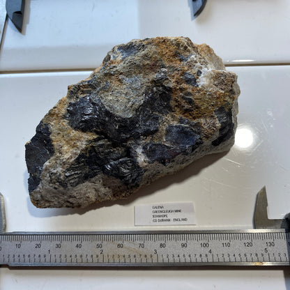 GALENA : GREENCLEUGH MINE, ROOKHOPE, STANHOPE, CO DURHAM, ENGLAND 486g MF5222