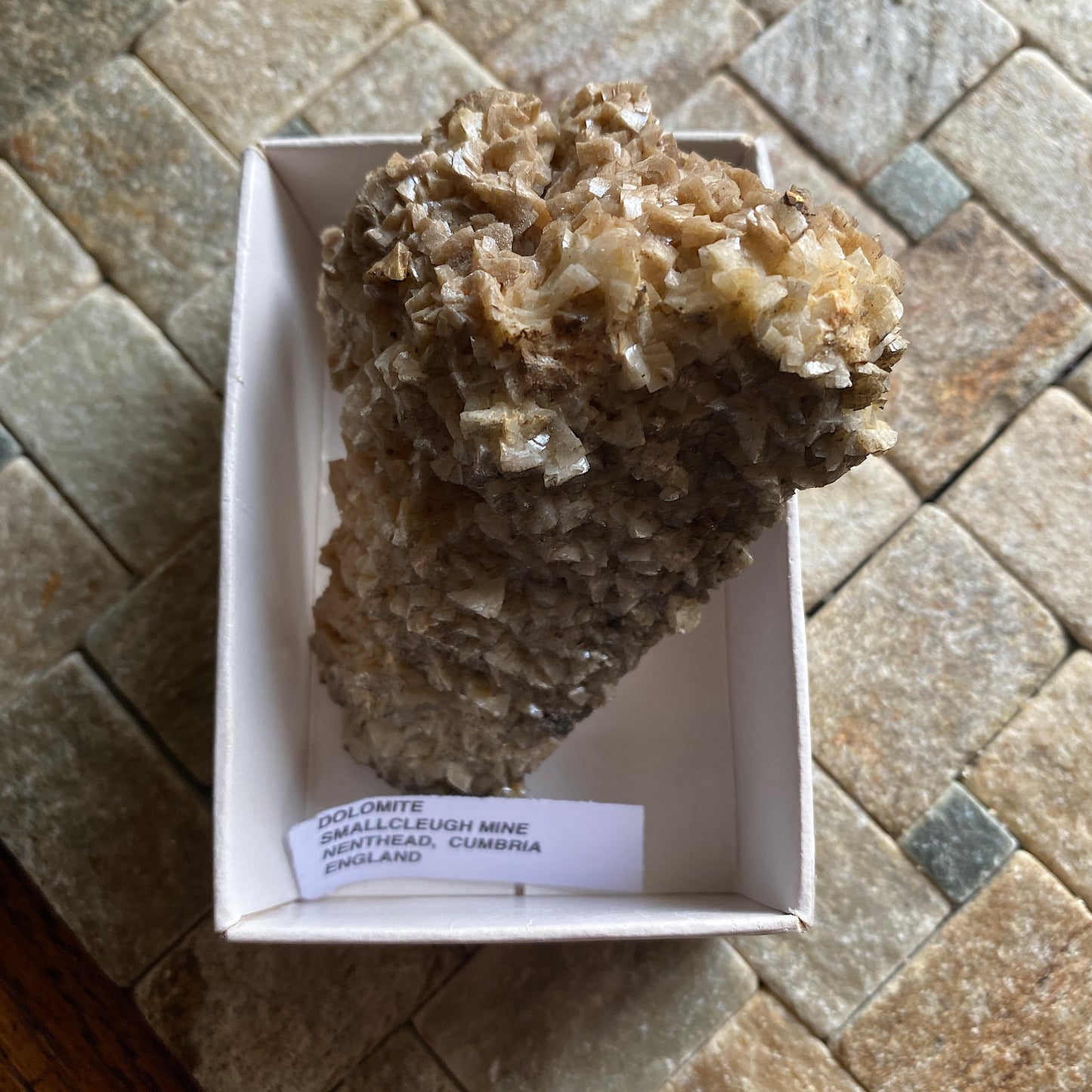 DOLOMITE FROM SMALLCLEUGH MINE, CUMBRIA, 102g. MF2026