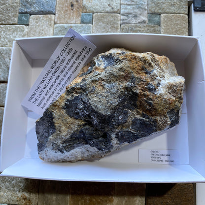 GALENA : GREENCLEUGH MINE, ROOKHOPE, STANHOPE, CO DURHAM, ENGLAND 486g MF5222