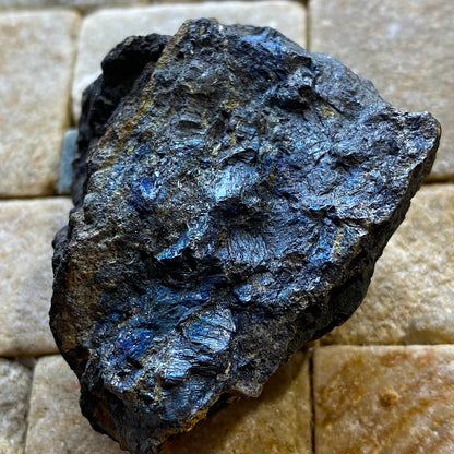 COVELLITE : RARE FROM WHEAL MAUDLIN, LOSTWITHIEL, CORNWALL, ENGLAND. 83g MF5223
